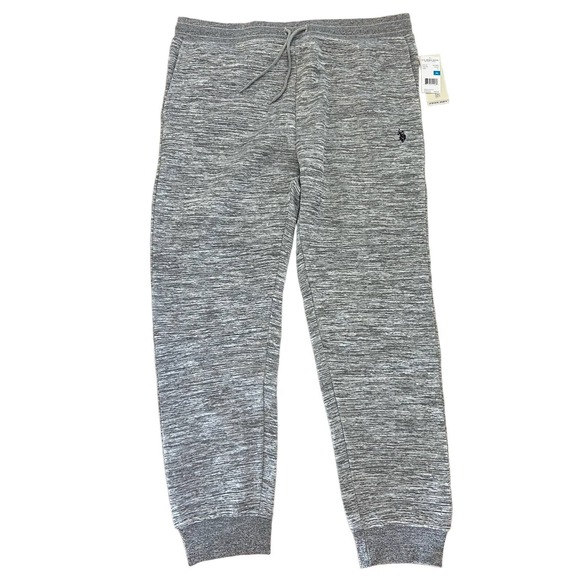 U.S. Polo Assn. Jogger's Sweatpants - Heather Gray - Size XL* M554 - Picture 6 of 6